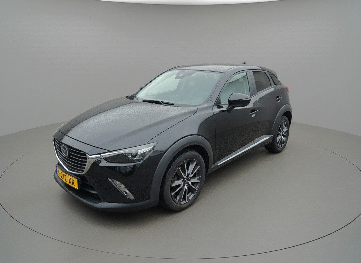 Mazda CX-3 2.0 SkyActiv-G 150 GT-M 4WD, Leer, Clima, ACC, Ca, Auto's, Gebruikt, 4 cilinders, 150 pk, Zwart