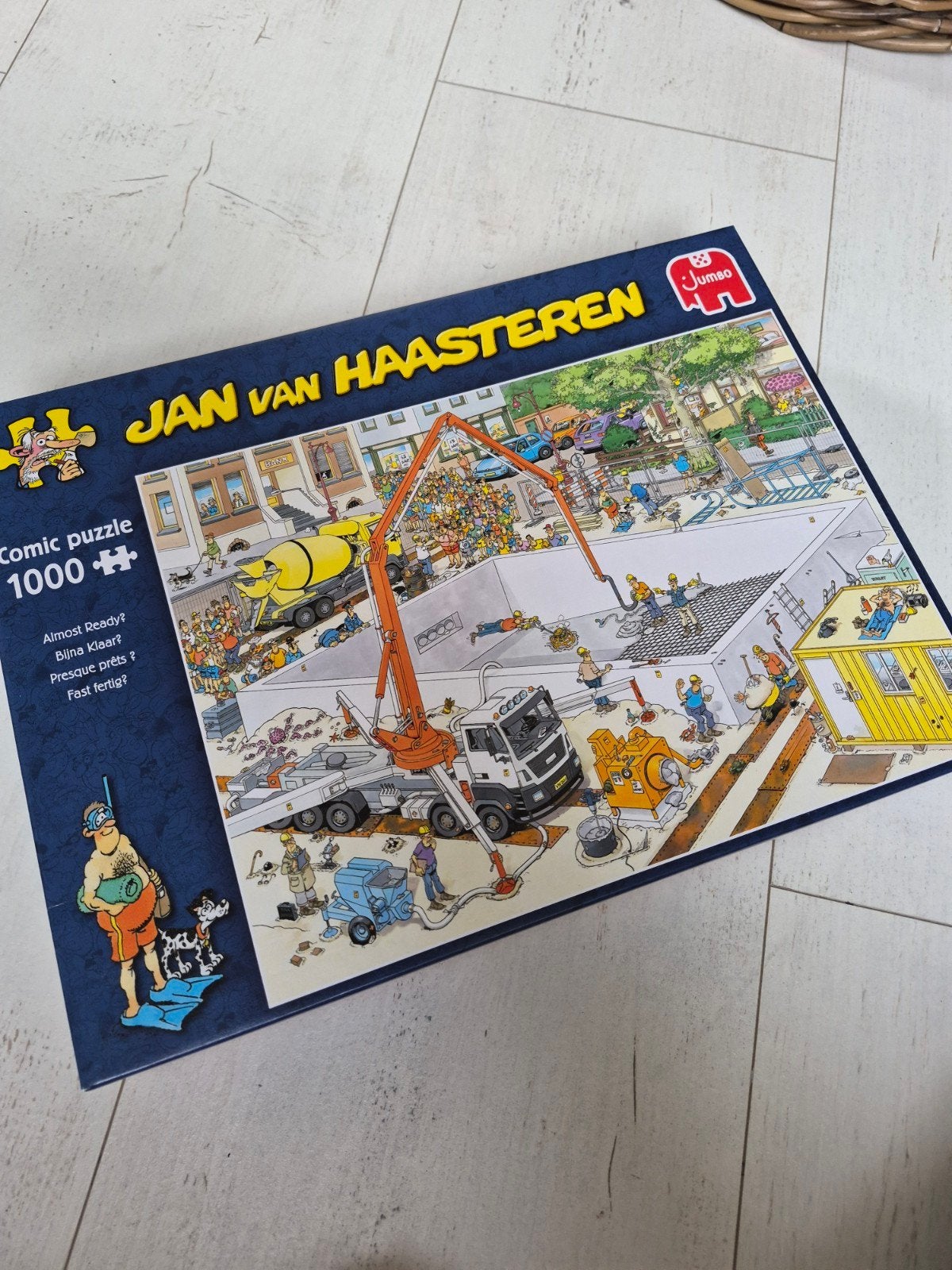 Jan van Haasteren puzzel - Almost Ready! (1000 stukjes), Ophalen, 500 t/m 1500 stukjes, Zo goed als nieuw, Legpuzzel