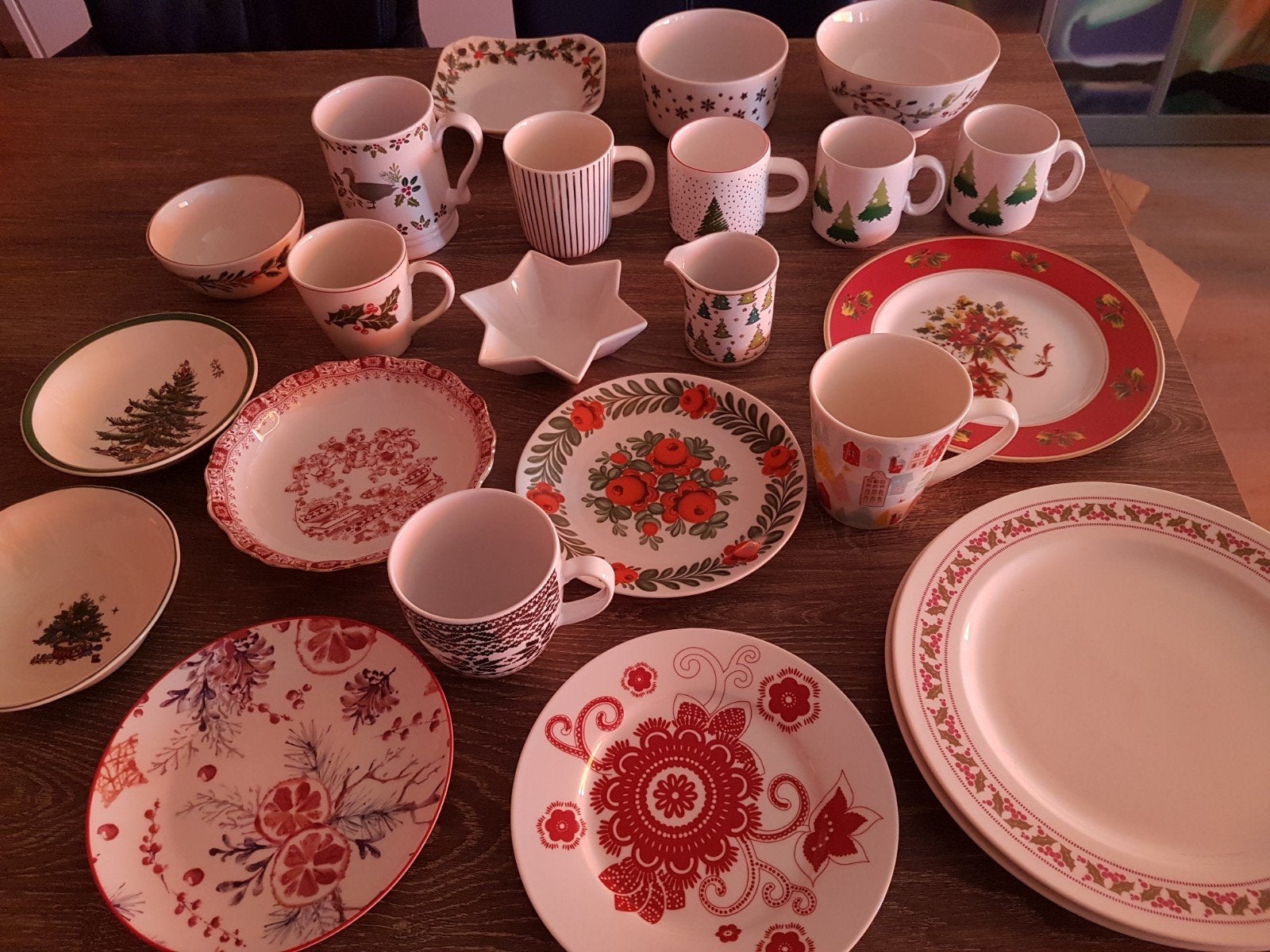 Allerhande kerstservies, Ophalen, Gebruikt