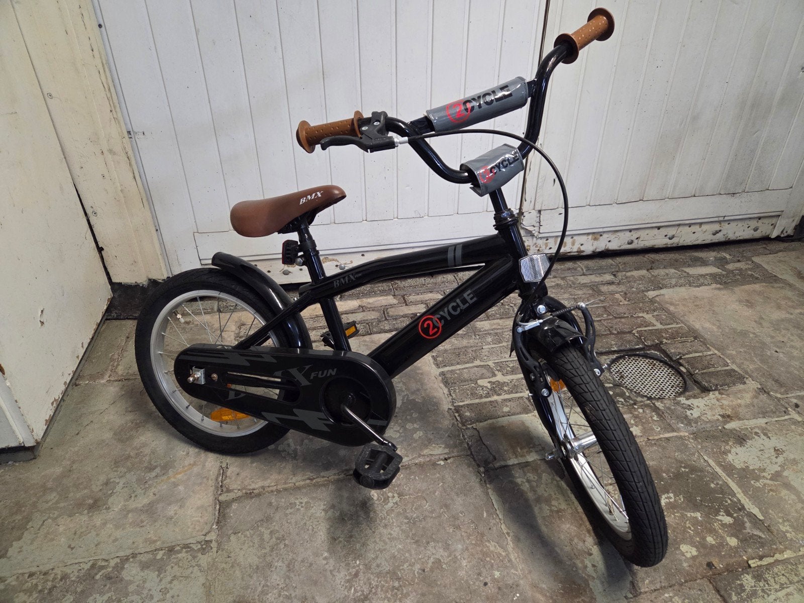 2Cycle BMX Kinderfiets Zwart - 16 inch, Terugtraprem, Info@2cycle.nl, Onbekend, 2Cycle Fietsen