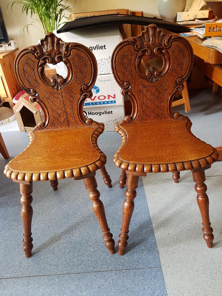Antieke boeren stoelen, Antiek en Kunst, Ophalen