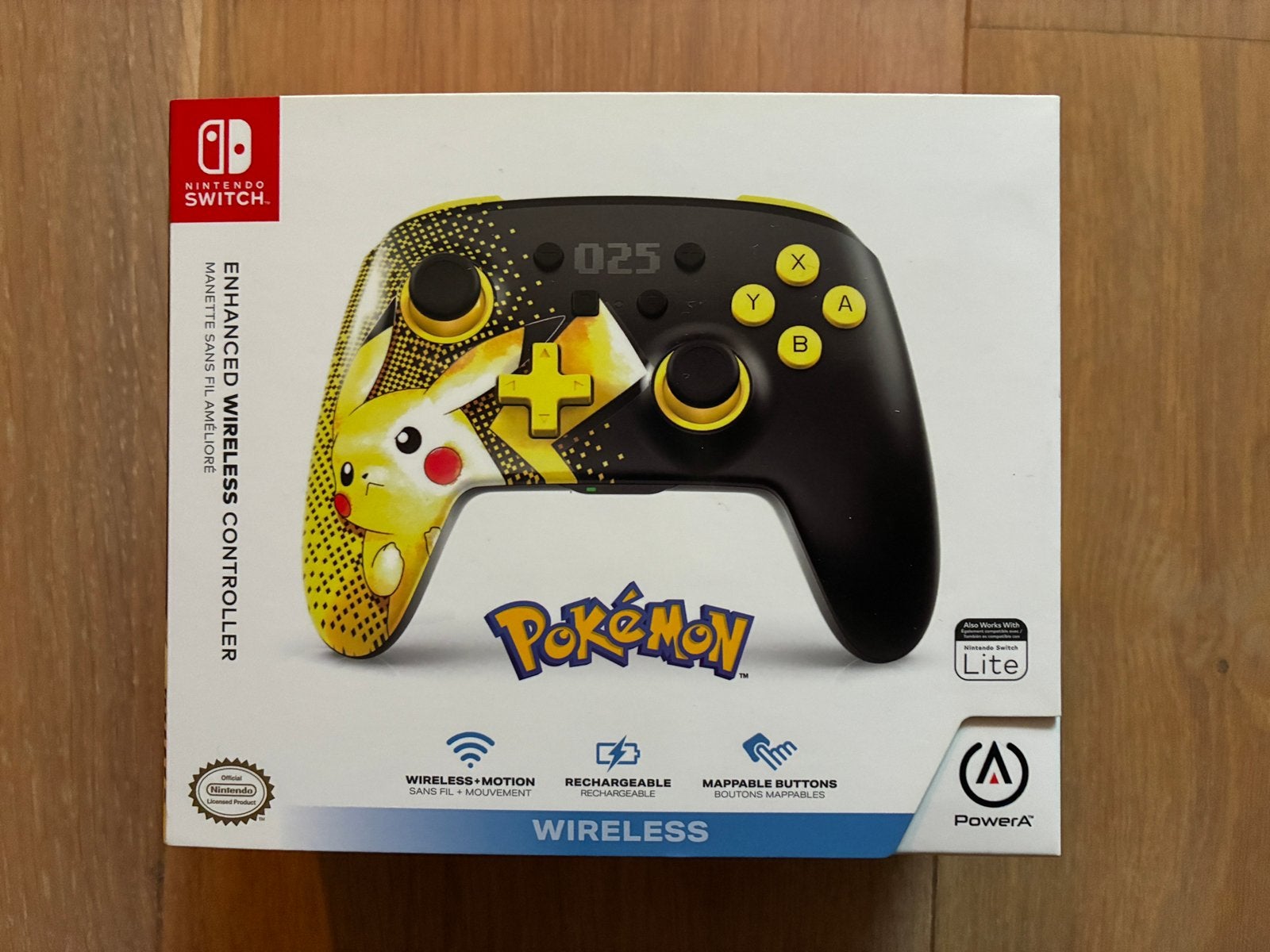 Power A wireless switch controller pikachu, Spelcomputers en Games, Ophalen, Zo goed als nieuw, Met 1 controller, Switch Original