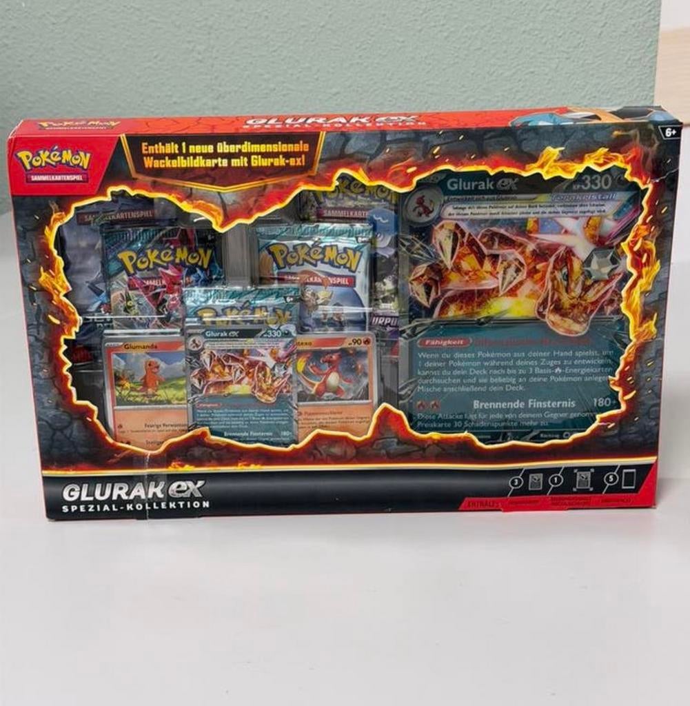 Pokémon Charizard Glurak ex Special Collection – Duits Nieuw, Hobby en Vrije tijd, Verzamelkaartspellen | Pokémon, Nieuw, Ophalen of Verzenden