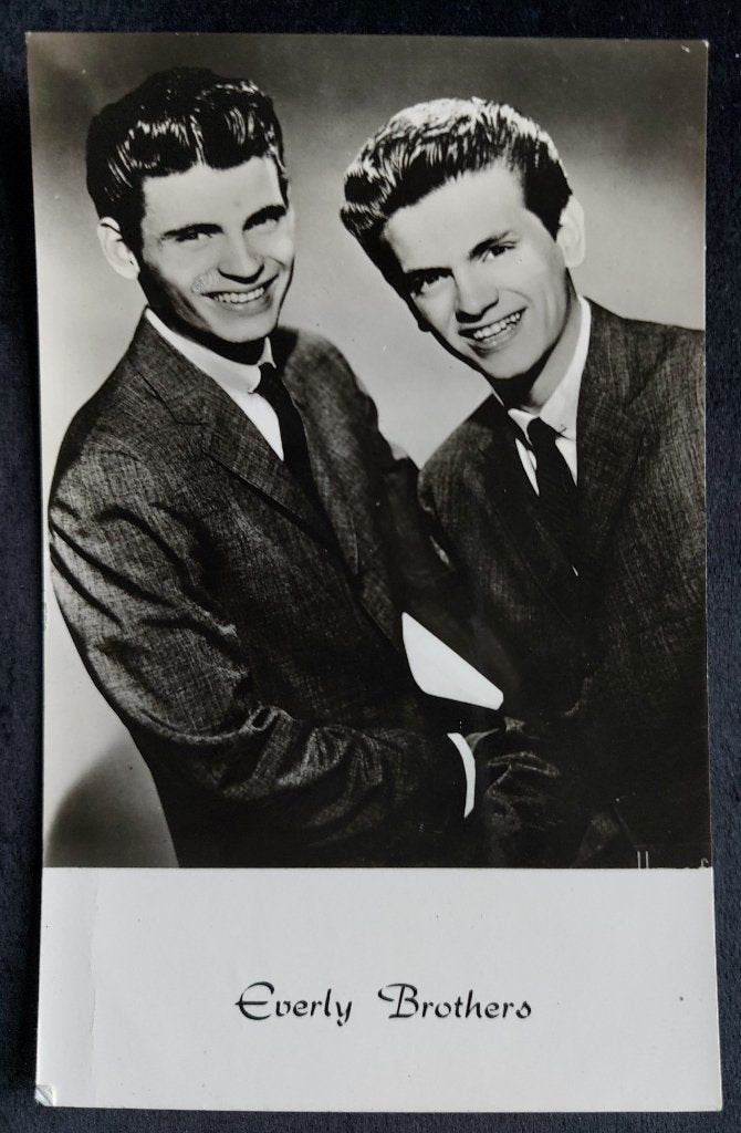 echte foto kaart: the everly brothers, Verzamelen, Ophalen of Verzenden, Nieuw, Foto of Kaart