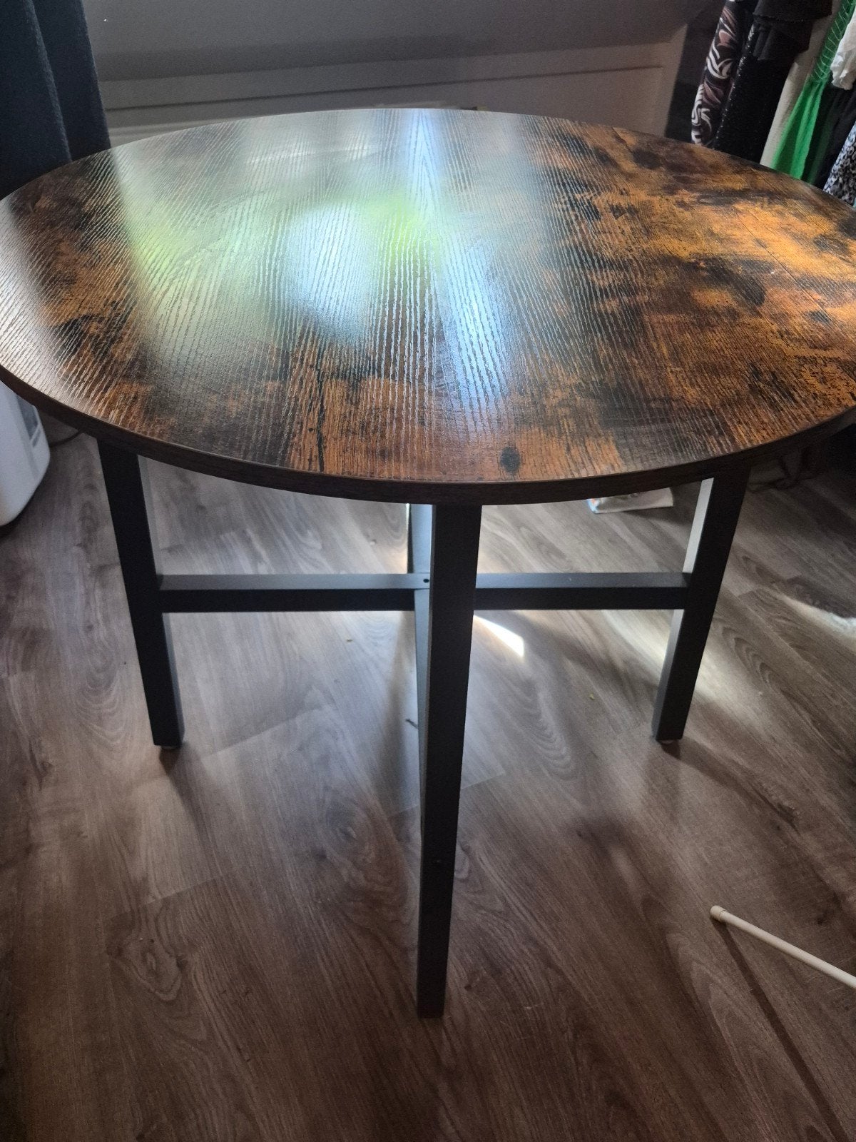 Ronde tafel - 80cm diameter, 77cm hoog, Huis en Inrichting, Tafels | Eettafels, Ophalen, Rond, 50 tot 100 cm, 50 tot 100 cm