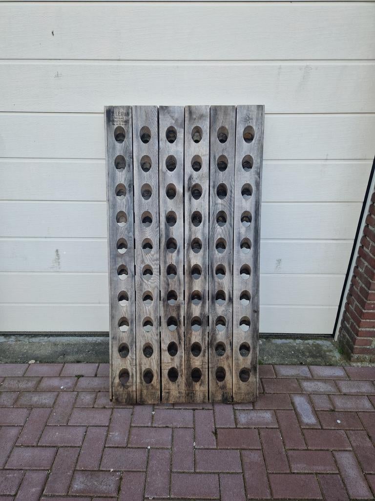 Wijnrek enkelzijdig Epernay Leban, Gebruikt, Ophalen of Verzenden, 25 flessen of meer, 75 cm of meer