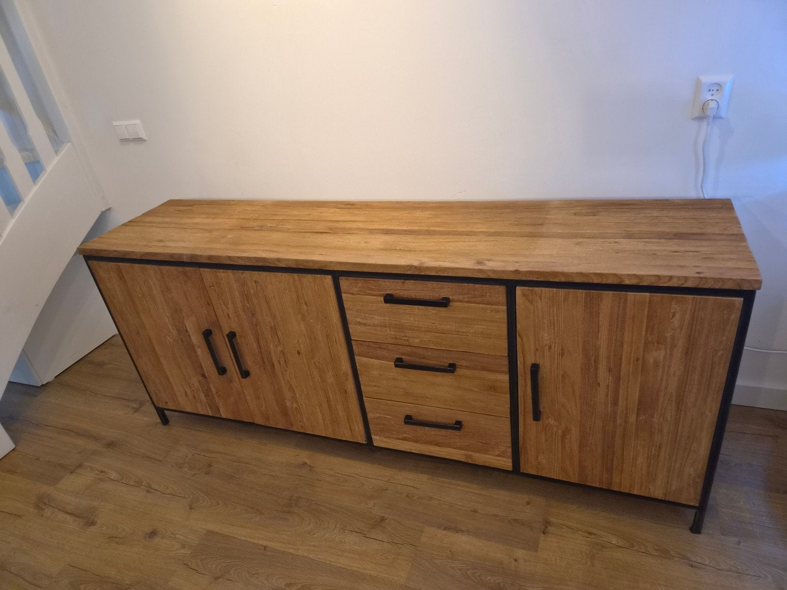 Romaro Dressoir van Pronto - Teakhout, Ophalen, Gebruikt, 150 tot 200 cm, Teakhout