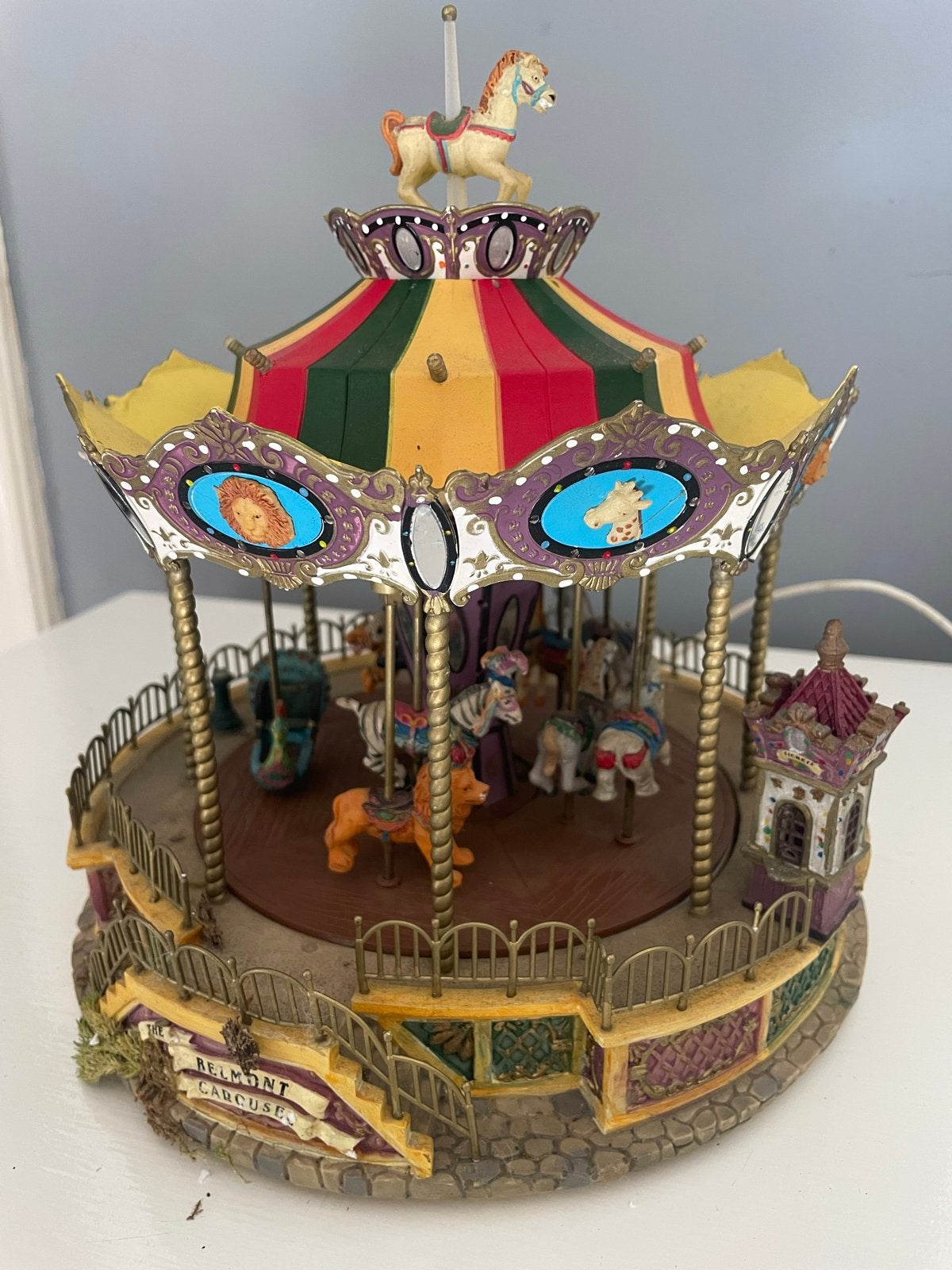 Lemax Belmont Carrousel - Muzikale Kerstdecoratie, Diversen, Ophalen, Gebruikt