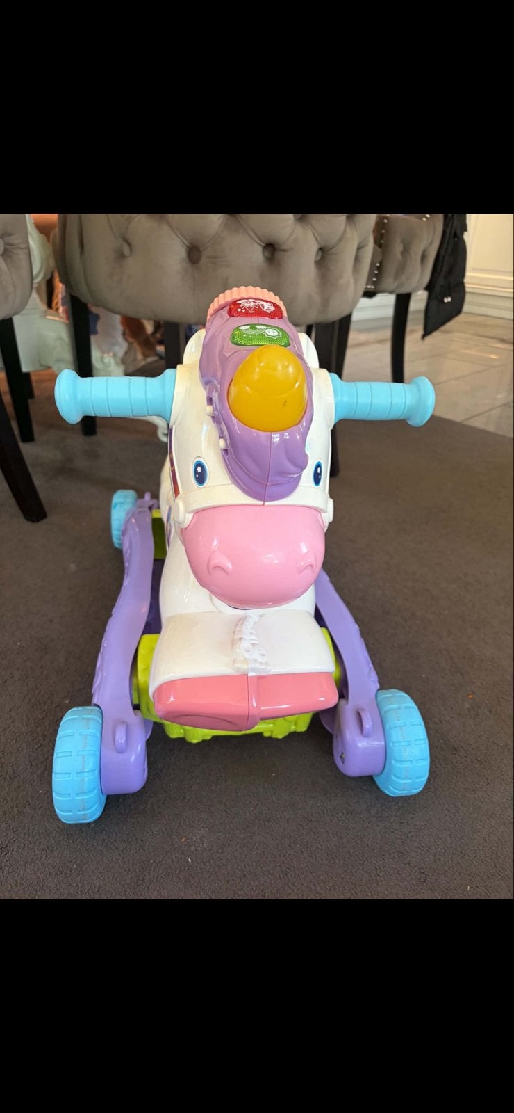 VTech Baby Loopfiets Eenhoorn - 2-in-1 Loopvoertuig, Ophalen of Verzenden, Zo goed als nieuw, Loopfiets