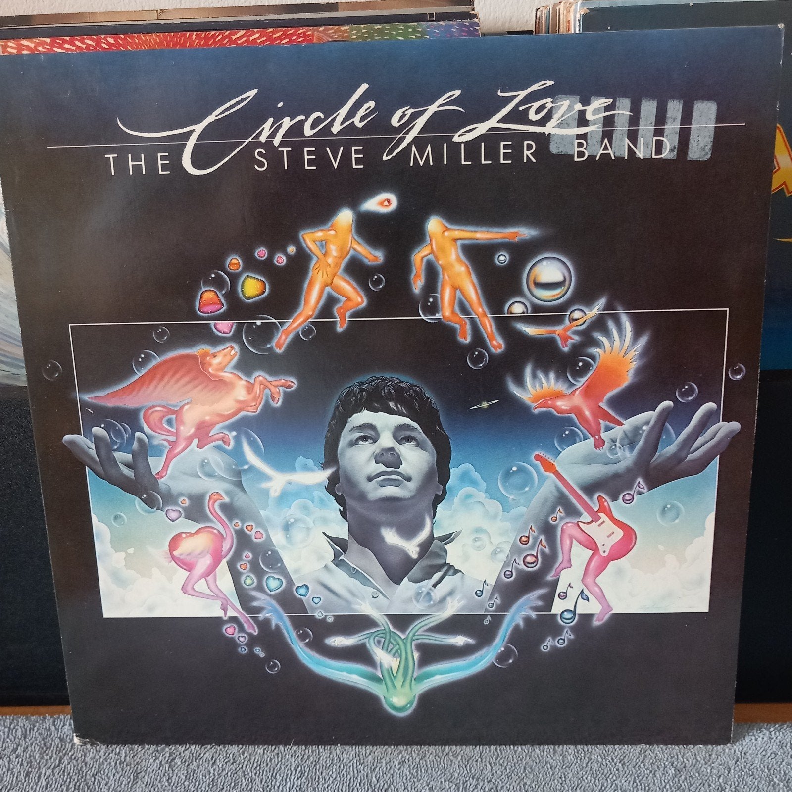 Lp the steve miller band circle of love, Ophalen of Verzenden, Zo goed als nieuw, 12 inch