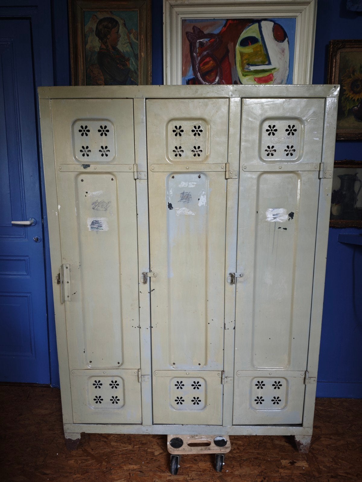 vintage Bauhaus jaren 30 locker, Ophalen, Gebruikt