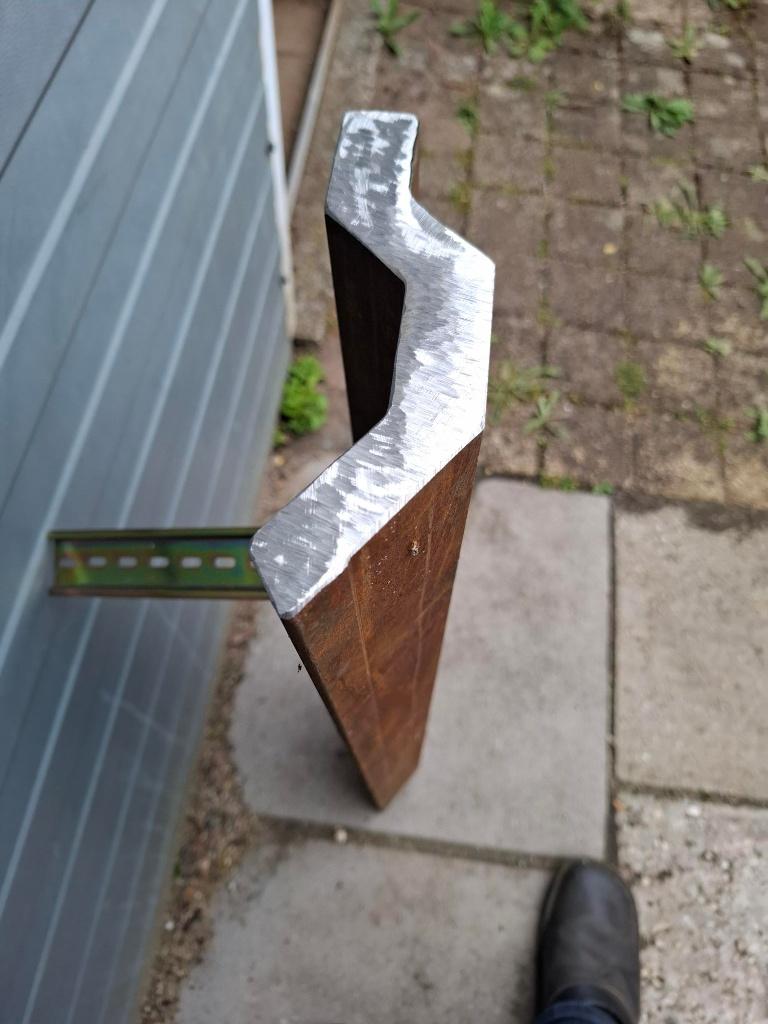 Mes voor zetbank, kantbank, Ophalen, Gebruikt