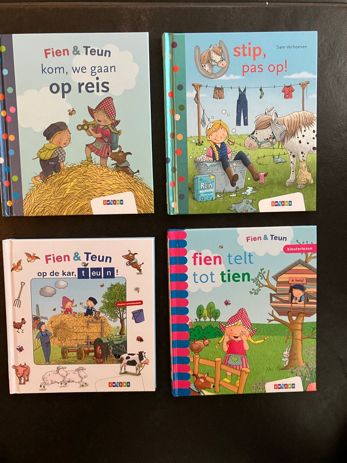 Fien & Teun Boekenpakket (4 stuks)  avi start m3, Fictie algemeen, Jongen of Meisje, Ophalen of Verzenden, Zo goed als nieuw