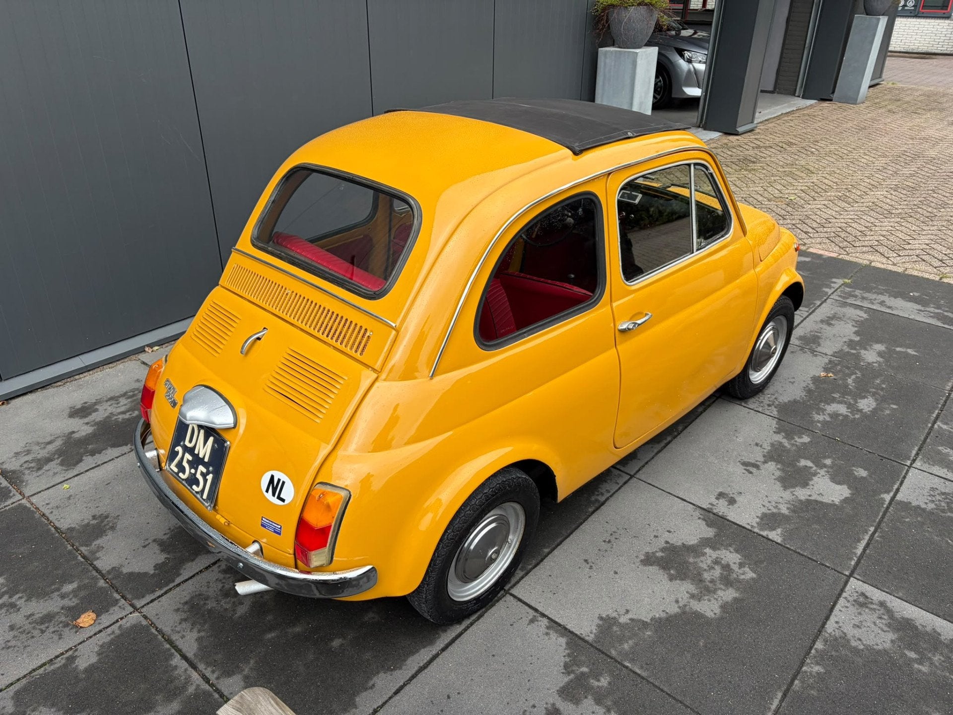 Fiat 500 500 L Deze prachtige uit 1971 is een echte blikvang, Auto's, Dealer onderhouden, 594 cc, 4 stoelen, Geel