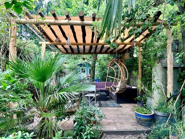 Nieuwe pergola van ronde balken | Kastanje hout, Ophalen, Nieuw, Overige typen