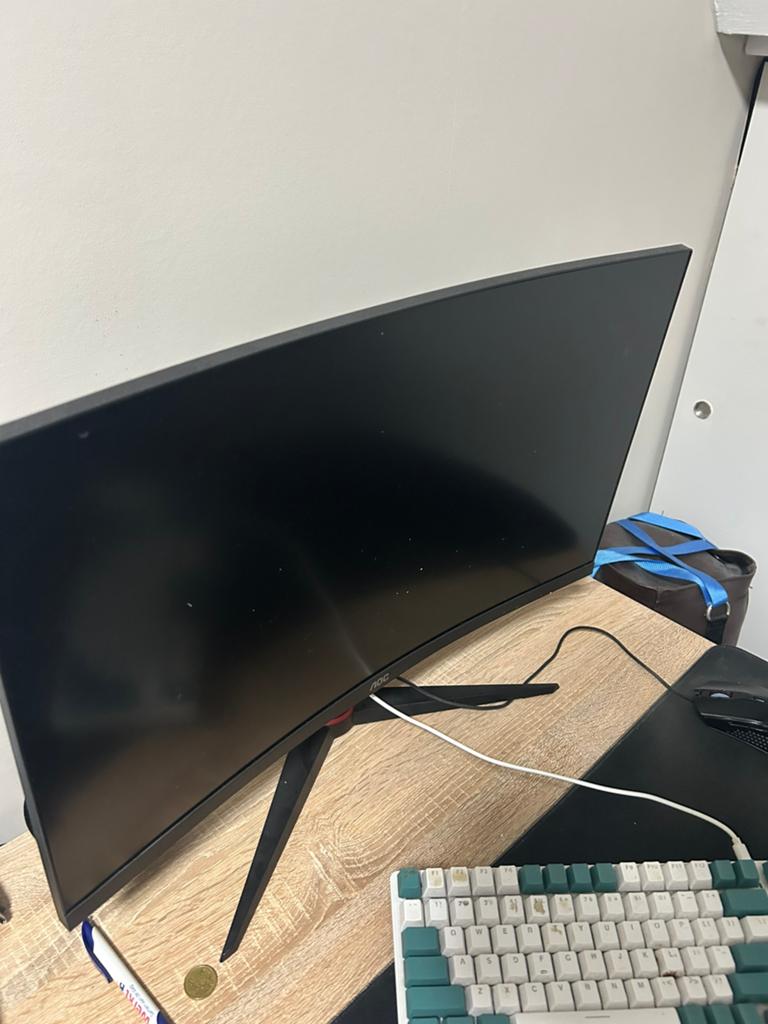 Aoc monitor 165HZ, Gaming, HDMI, IPS, Curved