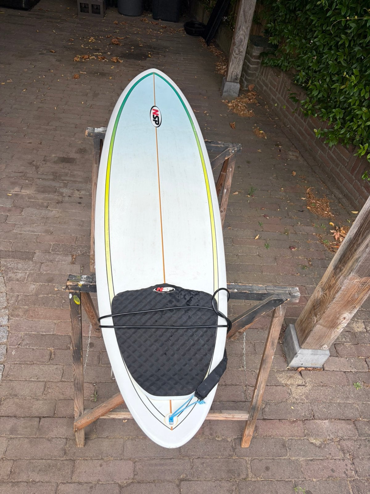 Surfboard NSP 7”2 epoxy, Ophalen, Gebruikt