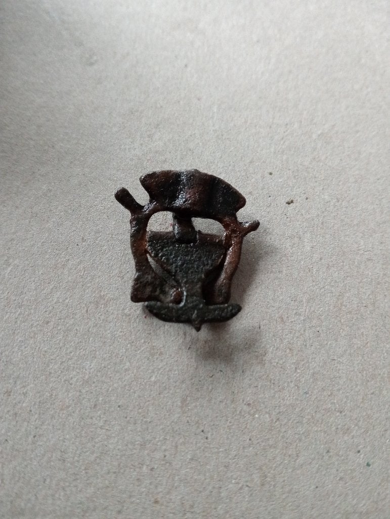 18eeuwse komplete Bosche hartjes bronze Gesp, Ophalen of Verzenden, Brons