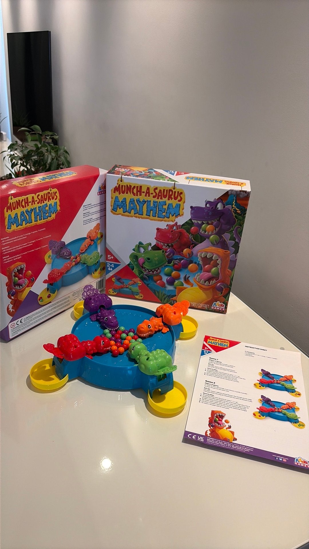 Munch-a-saurus mayhem ballenspel, Ophalen, Zo goed als nieuw, Jongen of Meisje