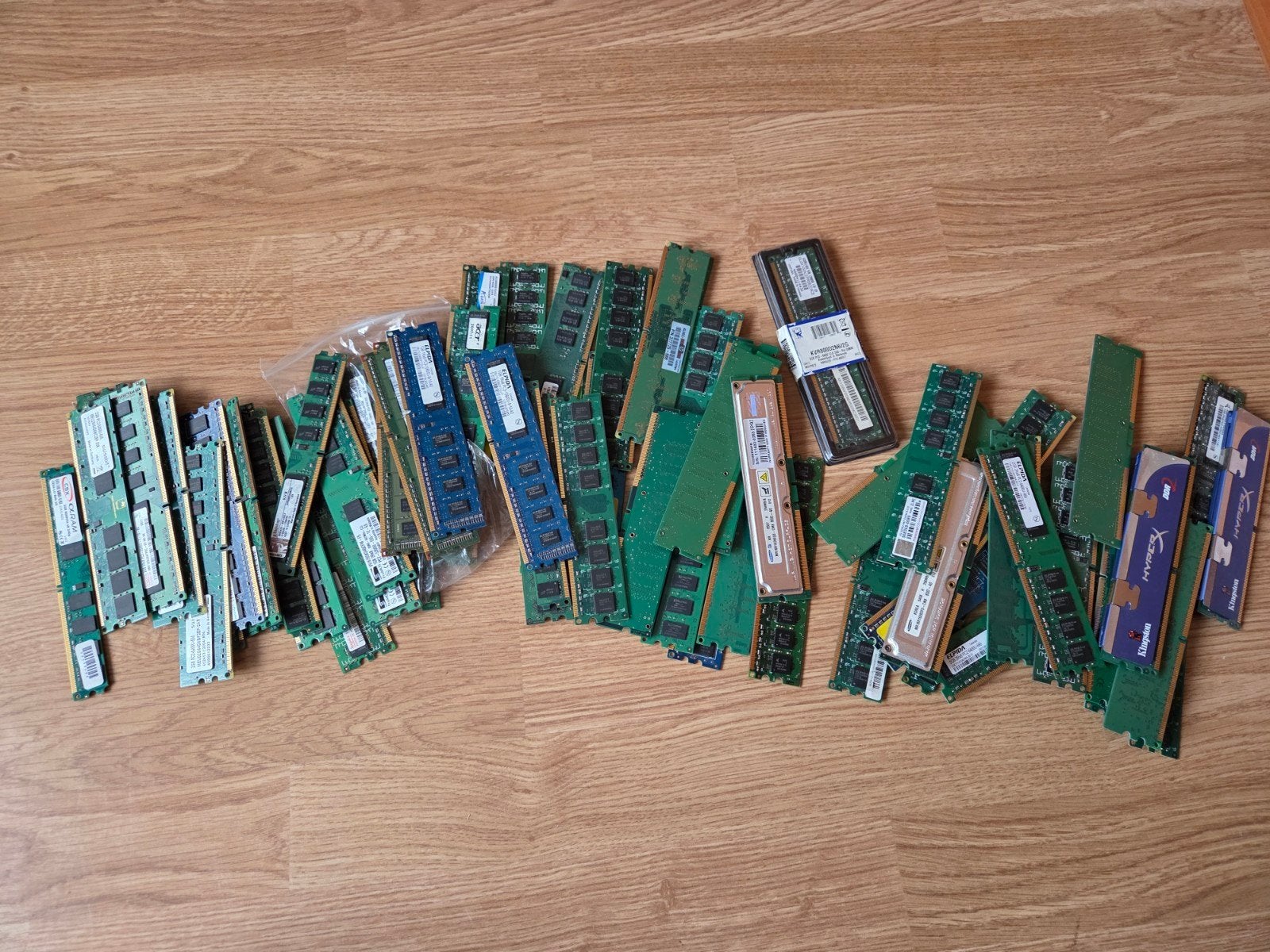 Partij DDR1, DDR2 en DDR3 Geheugenmodules, Gebruikt, Ophalen of Verzenden, DDR, Desktop