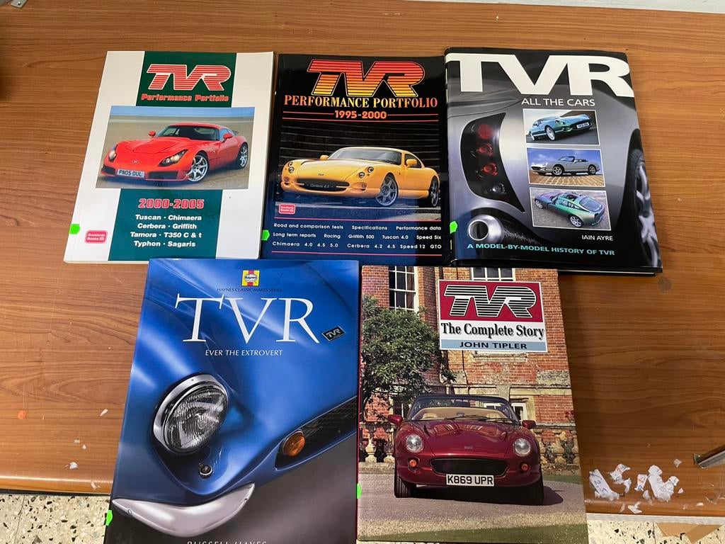 5 Engelstalige TVR boeken - Diverse modellen - Haynes, Ophalen of Verzenden, Zo goed als nieuw, Overige merken