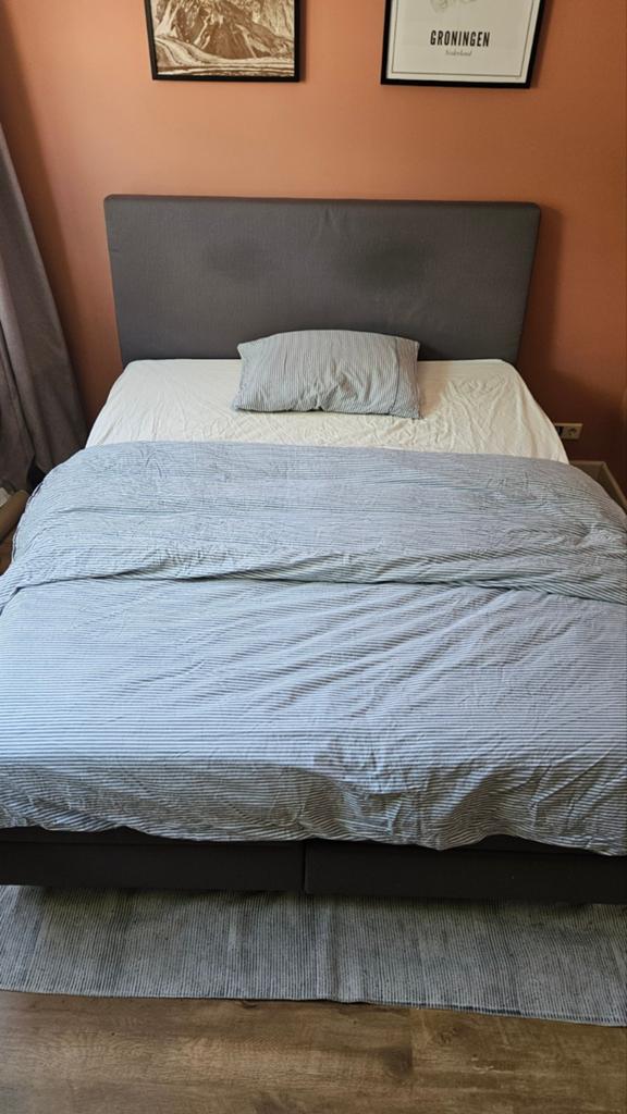 Comfortabel 2 persoons swiss sense boxspring 160x200cm, Huis en Inrichting, Slaapkamer | Boxsprings, Ophalen, Gebruikt, Tweepersoons