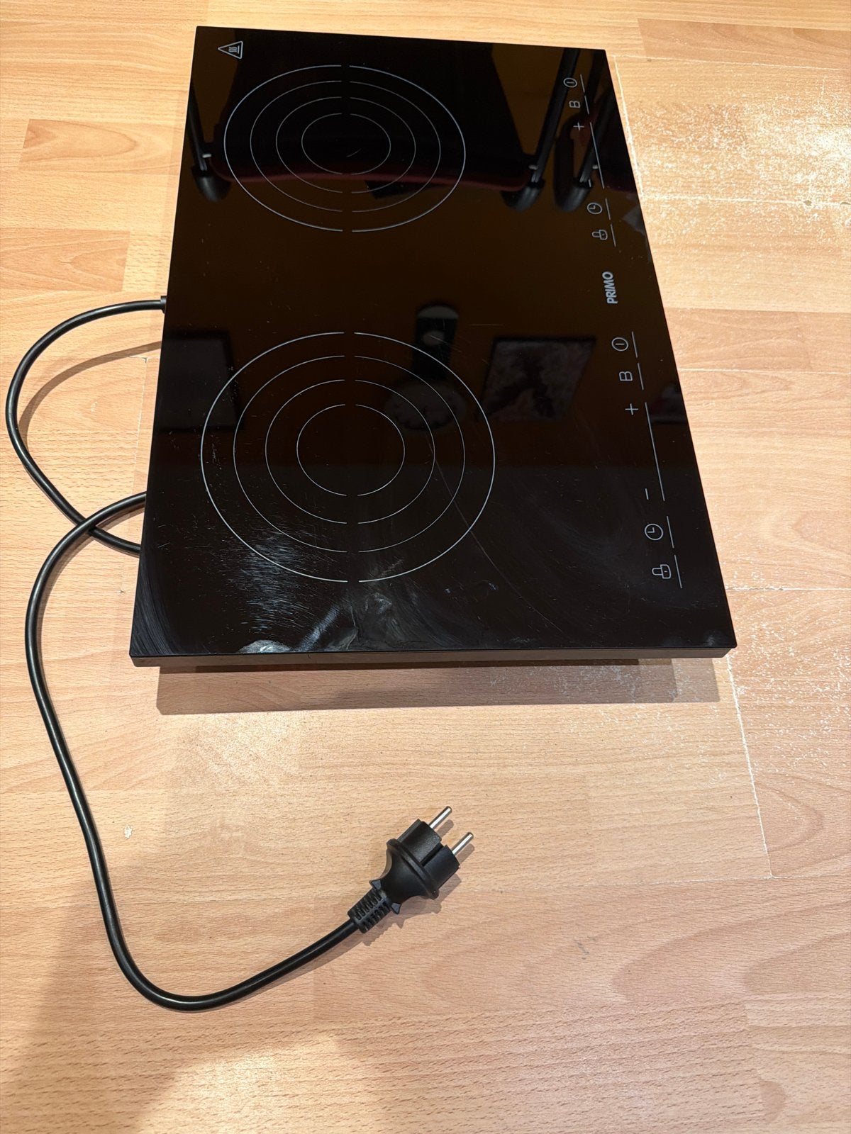 Primo PR300IKP Inductiekookplaat - 2 Kookzones, Witgoed en Apparatuur, Gebruikt, 3 kookzones of minder, Ophalen of Verzenden, Inductie