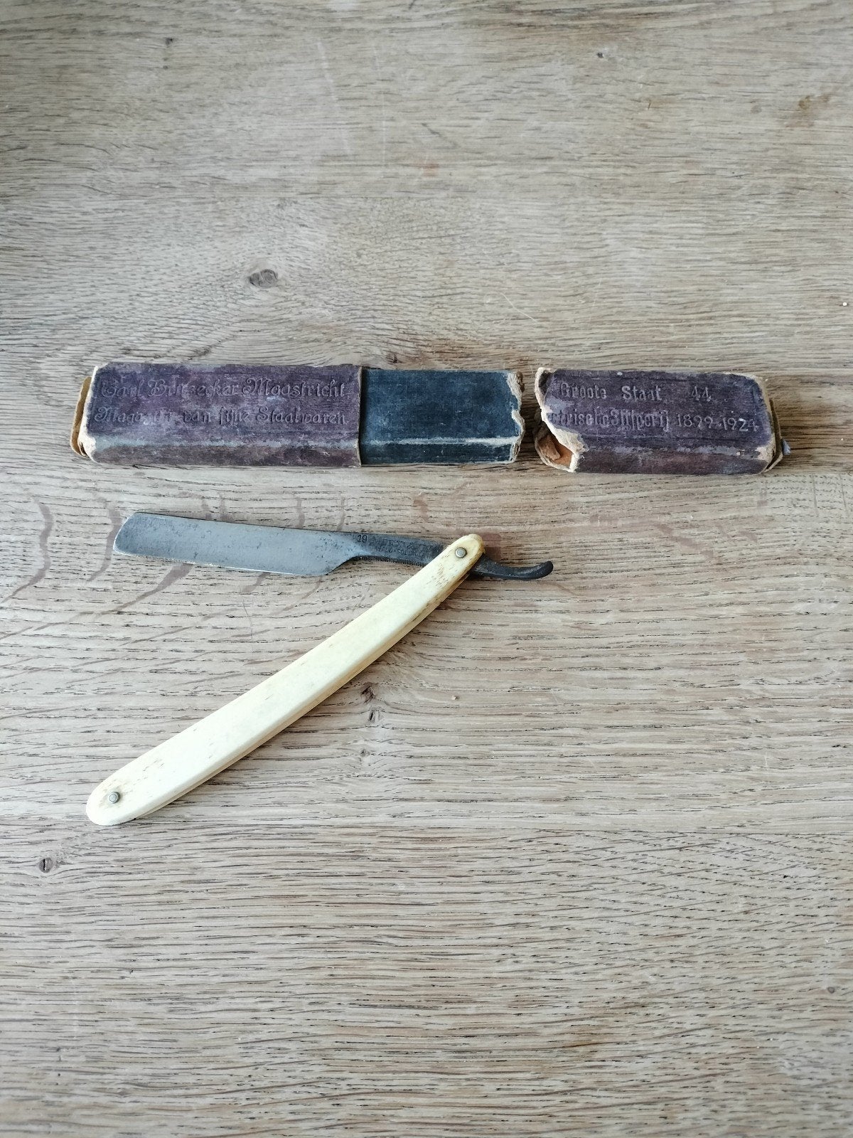 te koop merx &co scheermes in originele verpakking heel oudo, Verzamelen, Ophalen of Verzenden