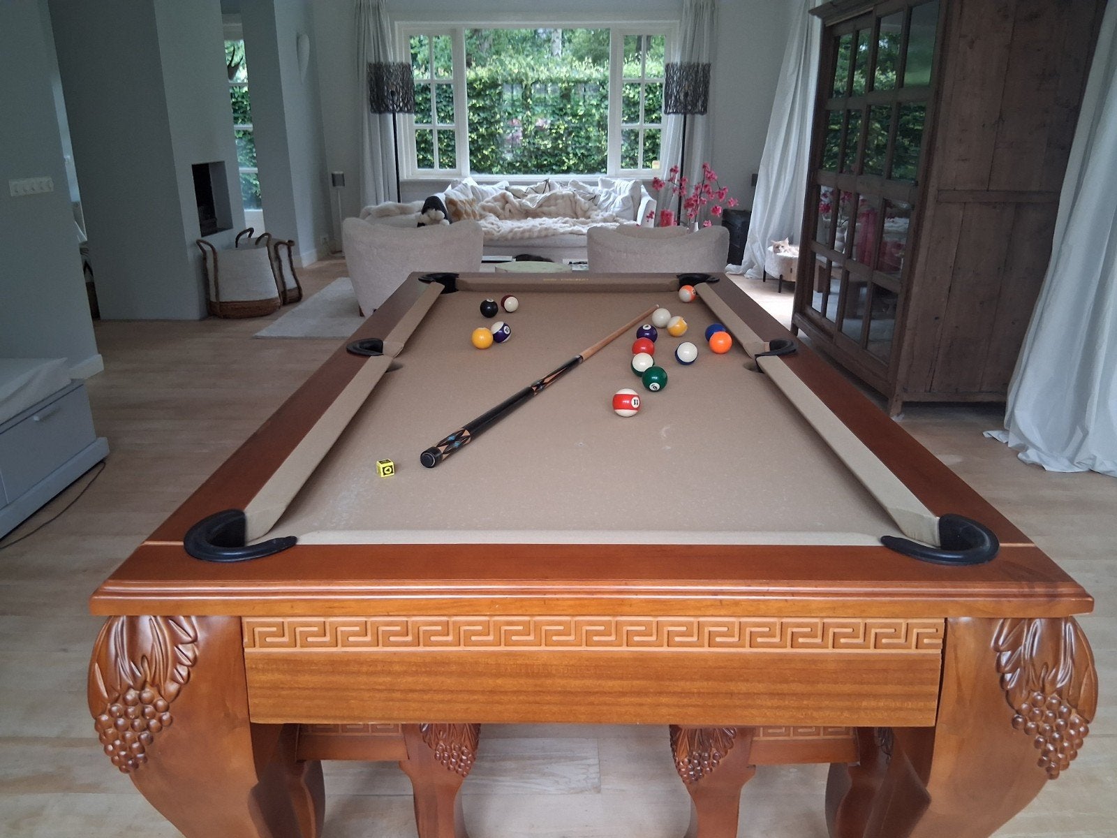 Pooltafel Tengbo 988 te koop tot 10sept lees de tekst!!!!, Ophalen, Zo goed als nieuw, Pooltafel