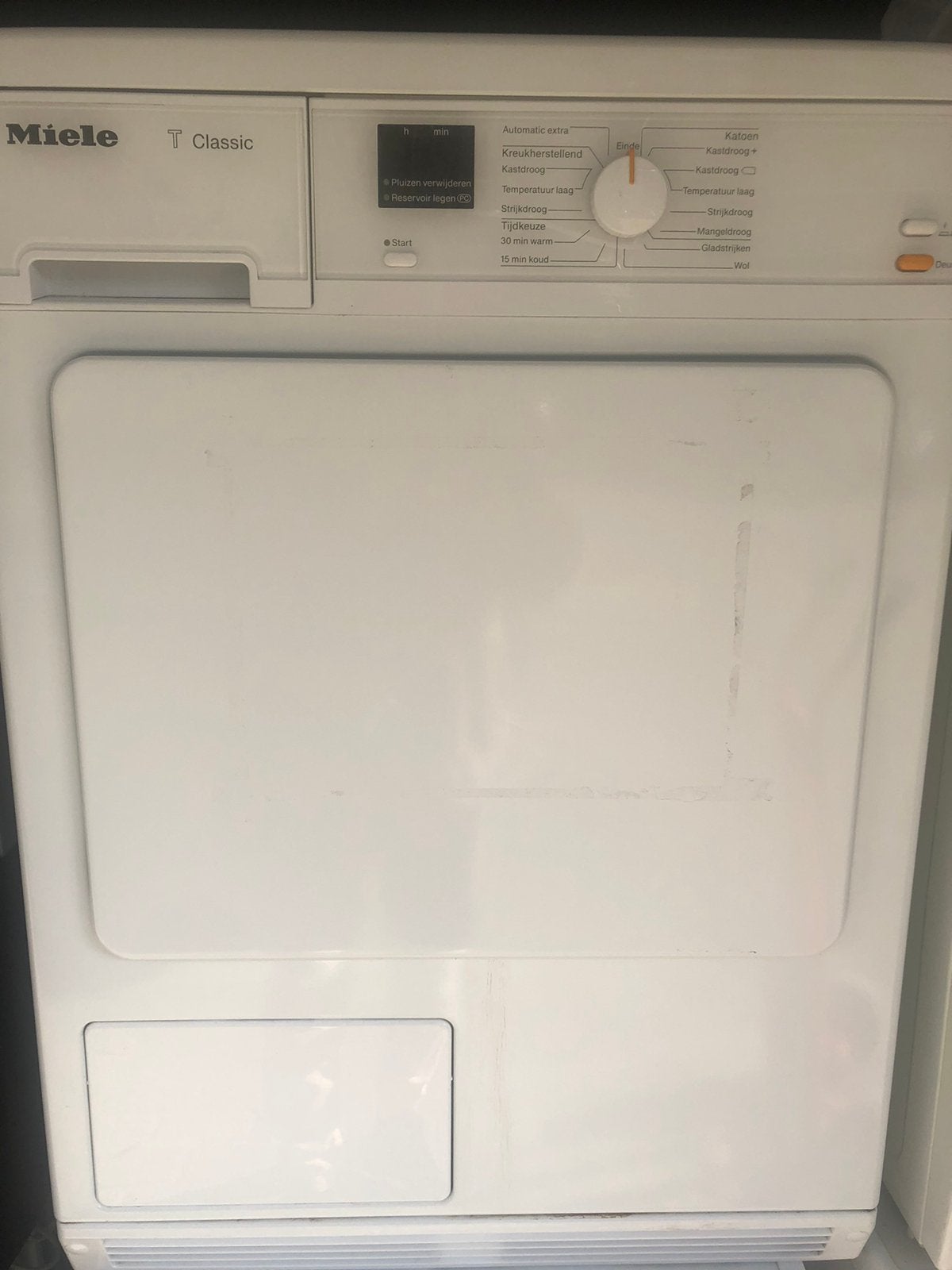 Miele wasdroger, Ophalen, 6 tot 8 kg, Gebruikt, Minder dan 85 cm