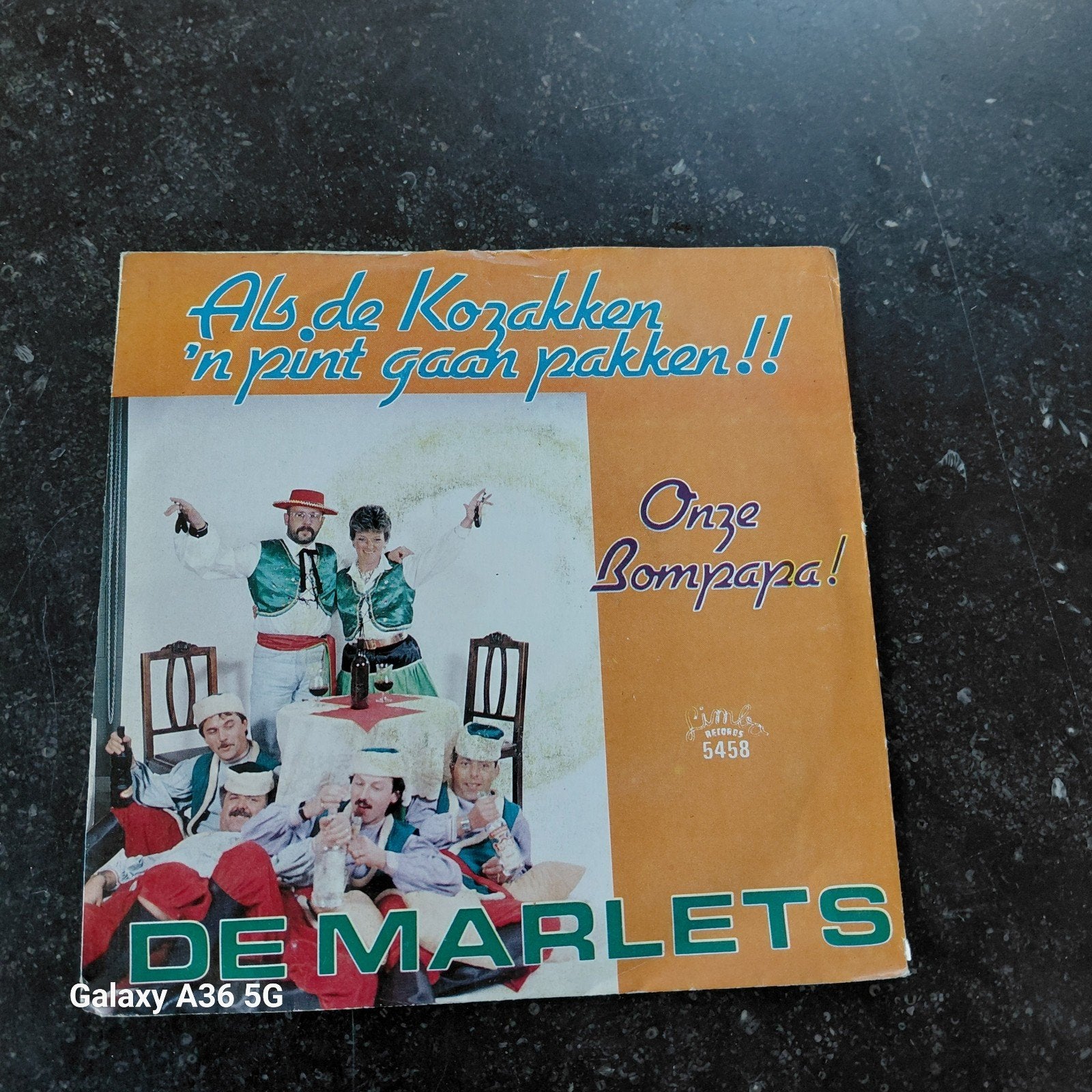 De Marlets - Als de Kozakken 'n pint gaan pakken! / Onze Bom, Cd's en Dvd's, Gebruikt, 7 inch, EP, Fotohoes
