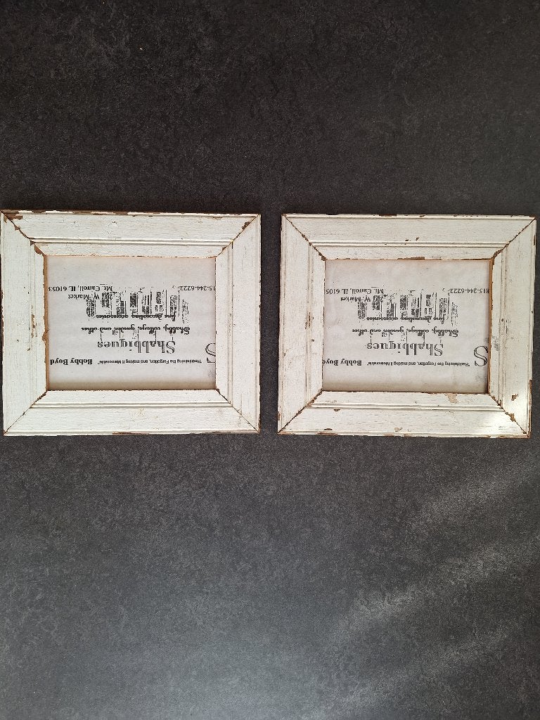 2 leuke vintage fotolijstjes, 25 cm, Ophalen of Verzenden, Zo goed als nieuw, Fotolijst