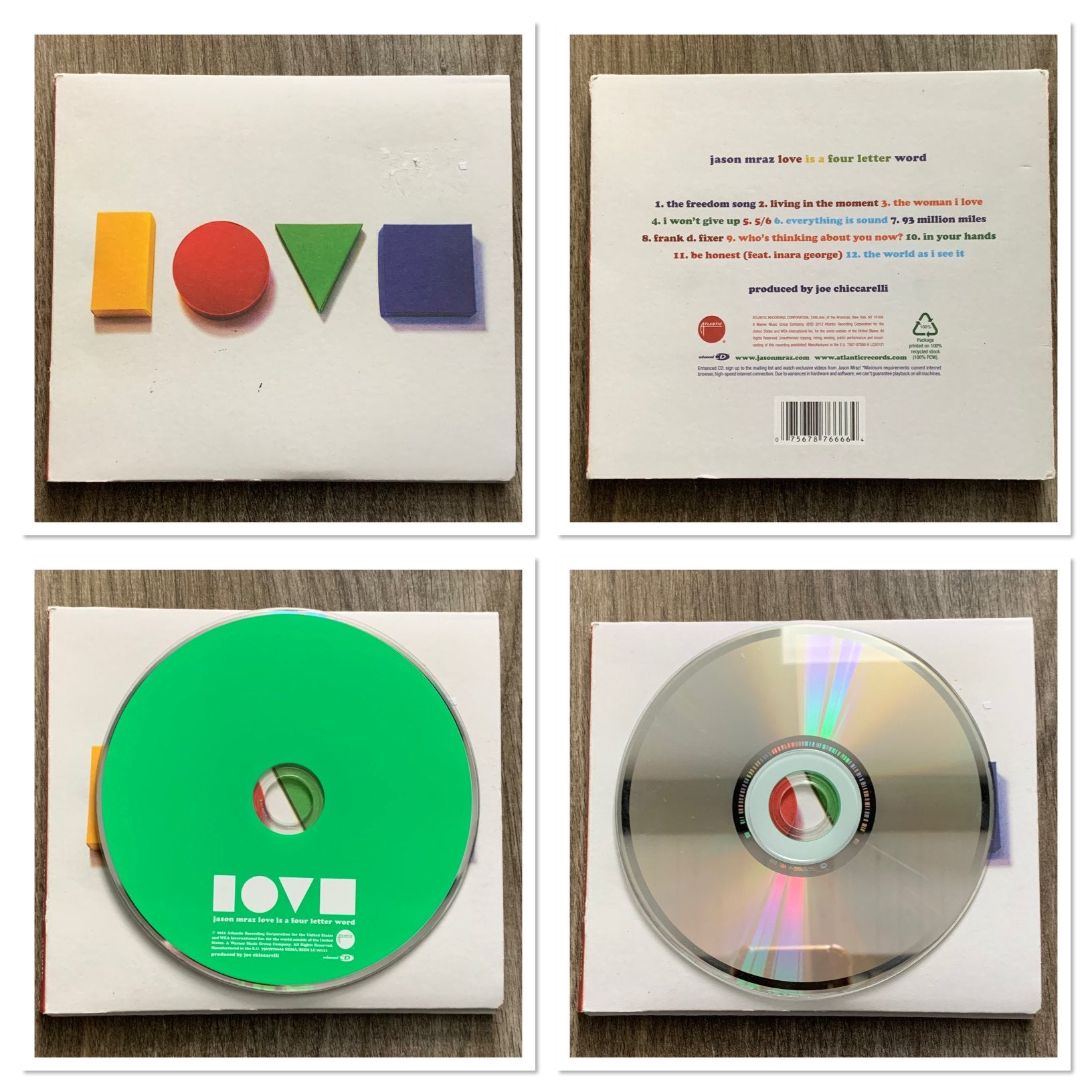 Jason Mraz: Love is A For Letter Word, Ophalen of Verzenden