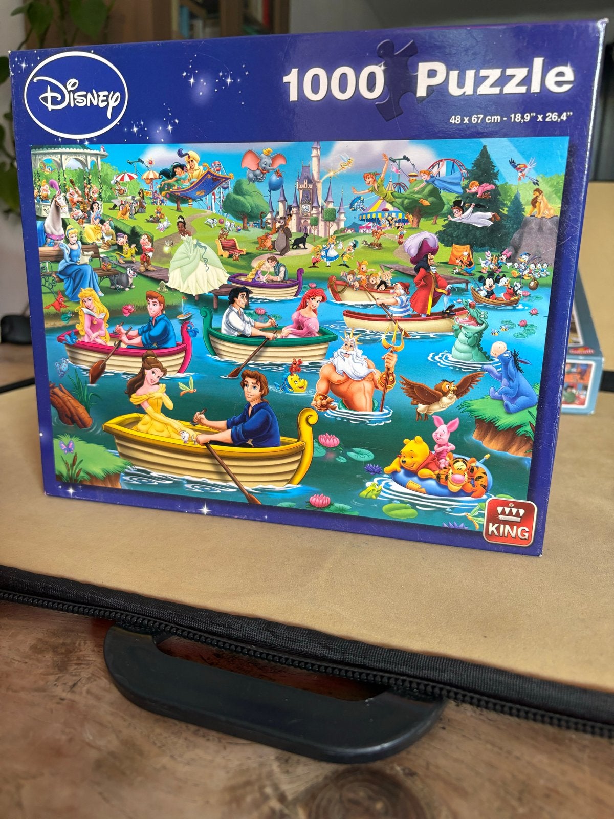 Disney 1000 stukjes puzzel - King, Ophalen, 500 t/m 1500 stukjes, Gebruikt, Legpuzzel