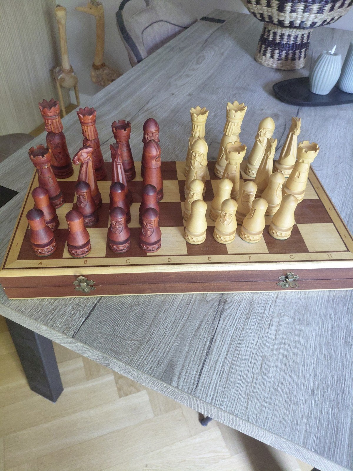 Houten Schaakspel, Ophalen of Verzenden