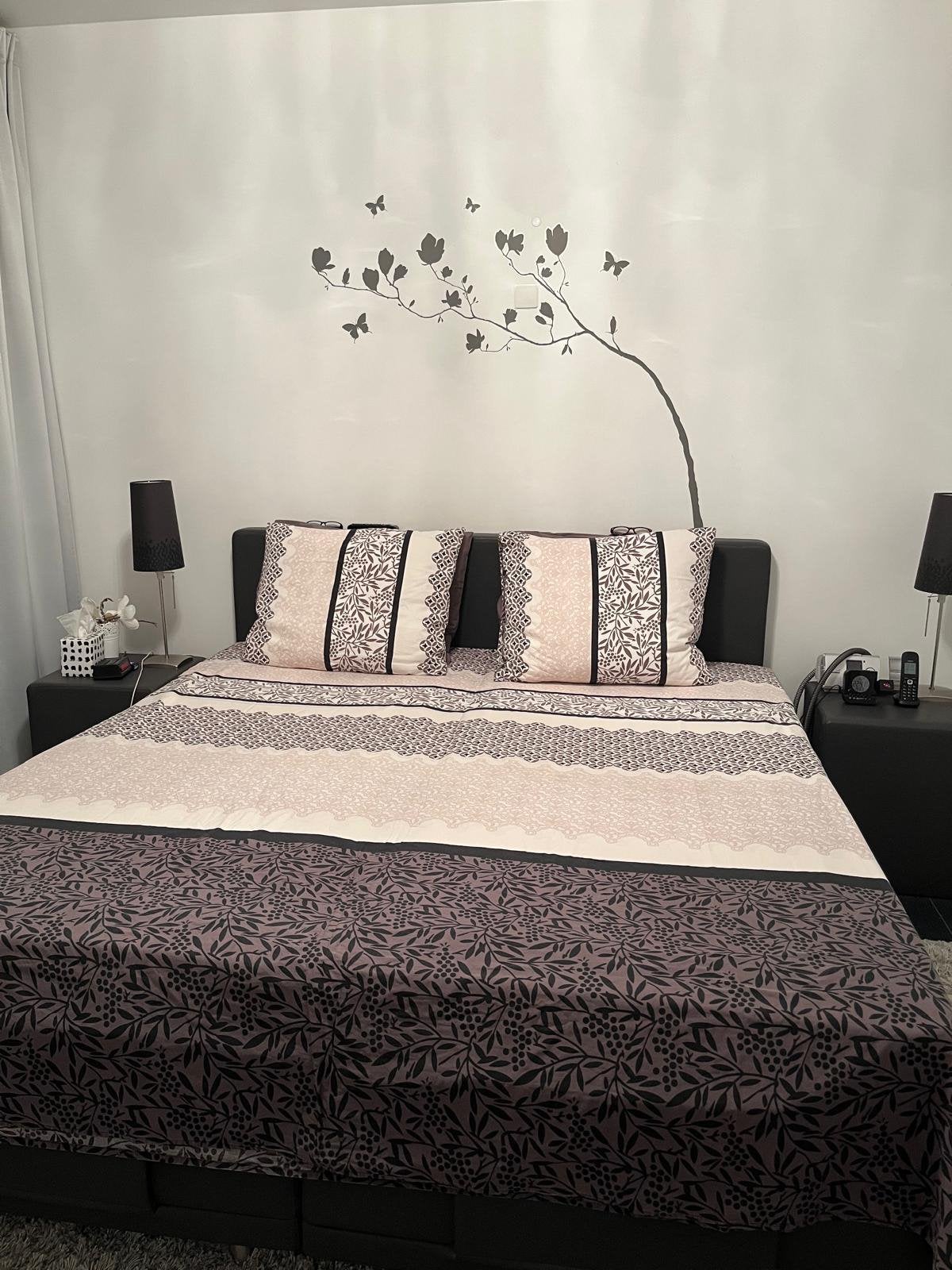 Pullman boxspring, Huis en Inrichting, Ophalen, Strak, Gebruikt, Tweepersoons