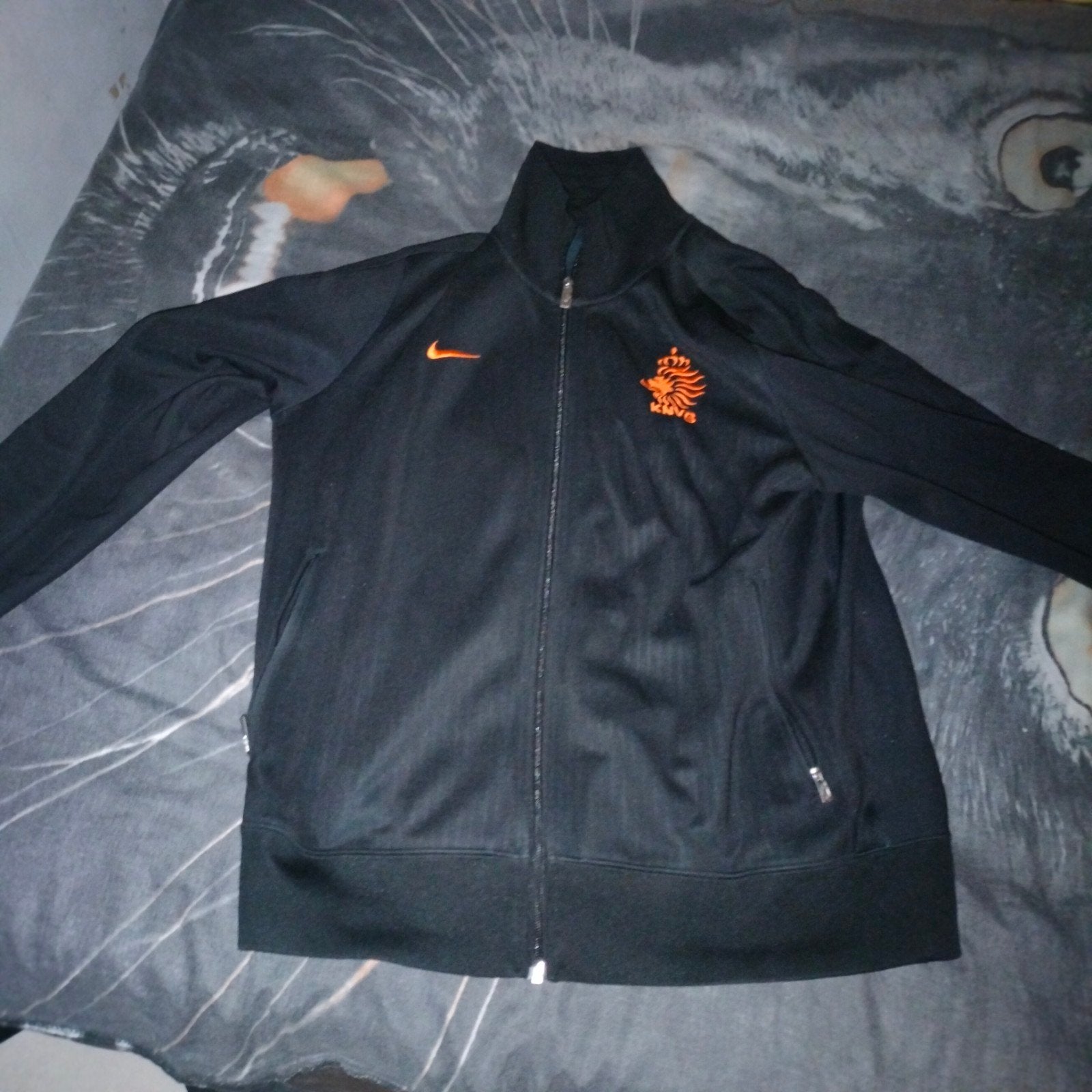 nederlands elftal anthem jacket 2012, Ophalen of Verzenden, Zo goed als nieuw, Blauw