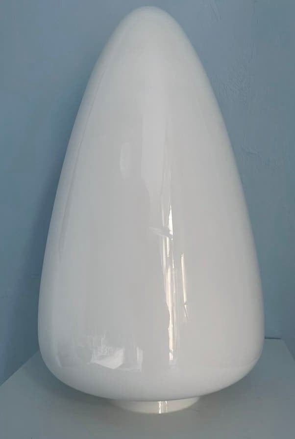 Glaskap Menhir Gispen medium. Opaalglas, Ophalen of Verzenden, Zo goed als nieuw