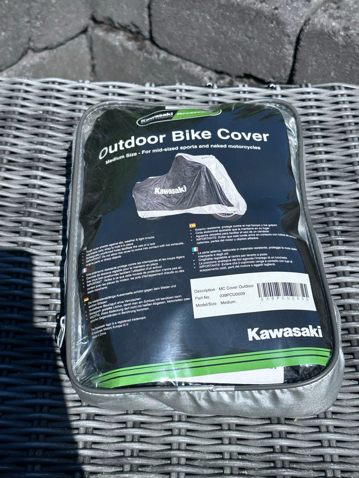 Kawasaki Outdoor Motorhoes - Maat M, Ophalen, Zo goed als nieuw