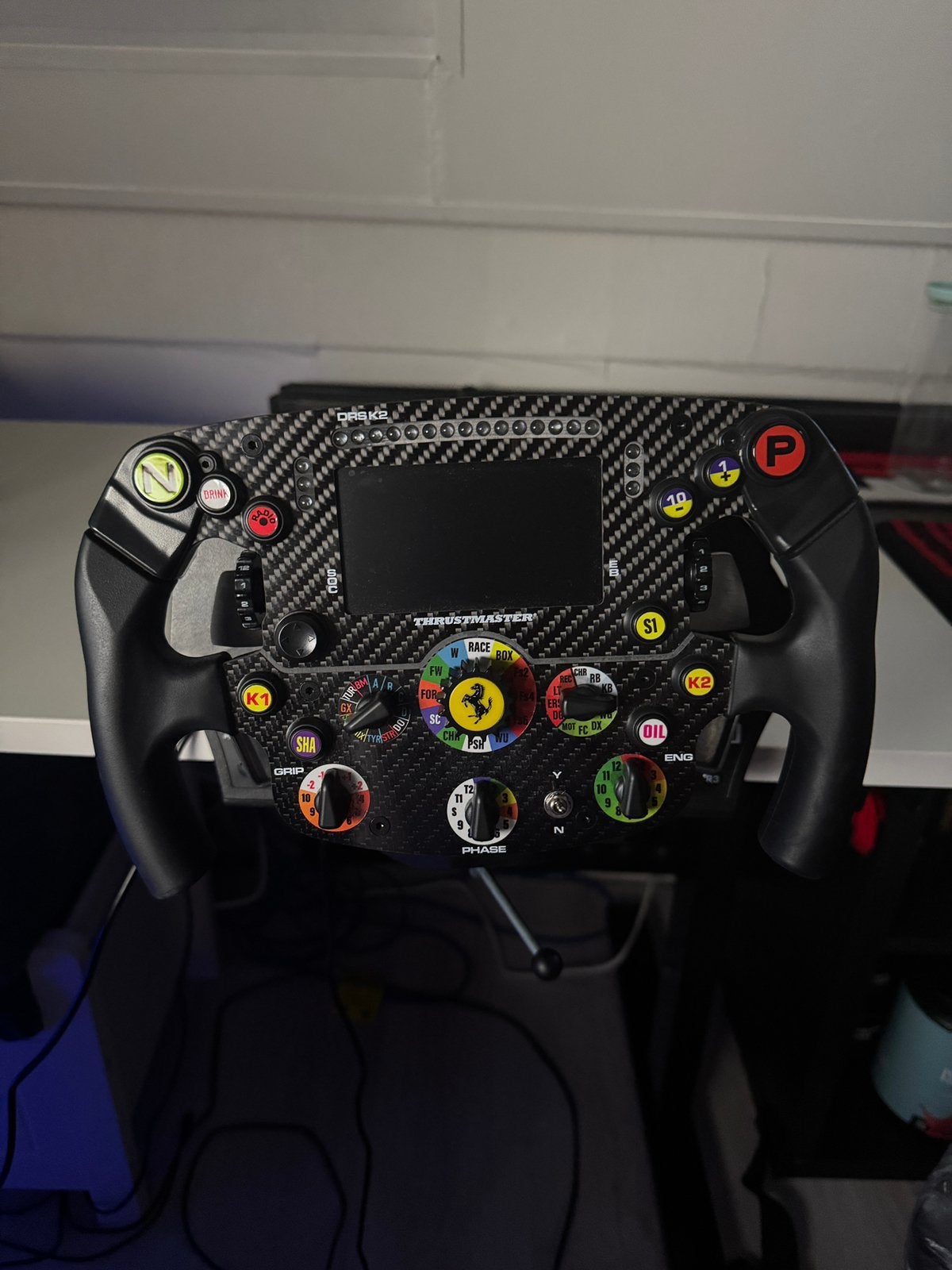 Thrustmaster T300 RS GT + Ferrari SF1000 add on, Ophalen of Verzenden, Zo goed als nieuw