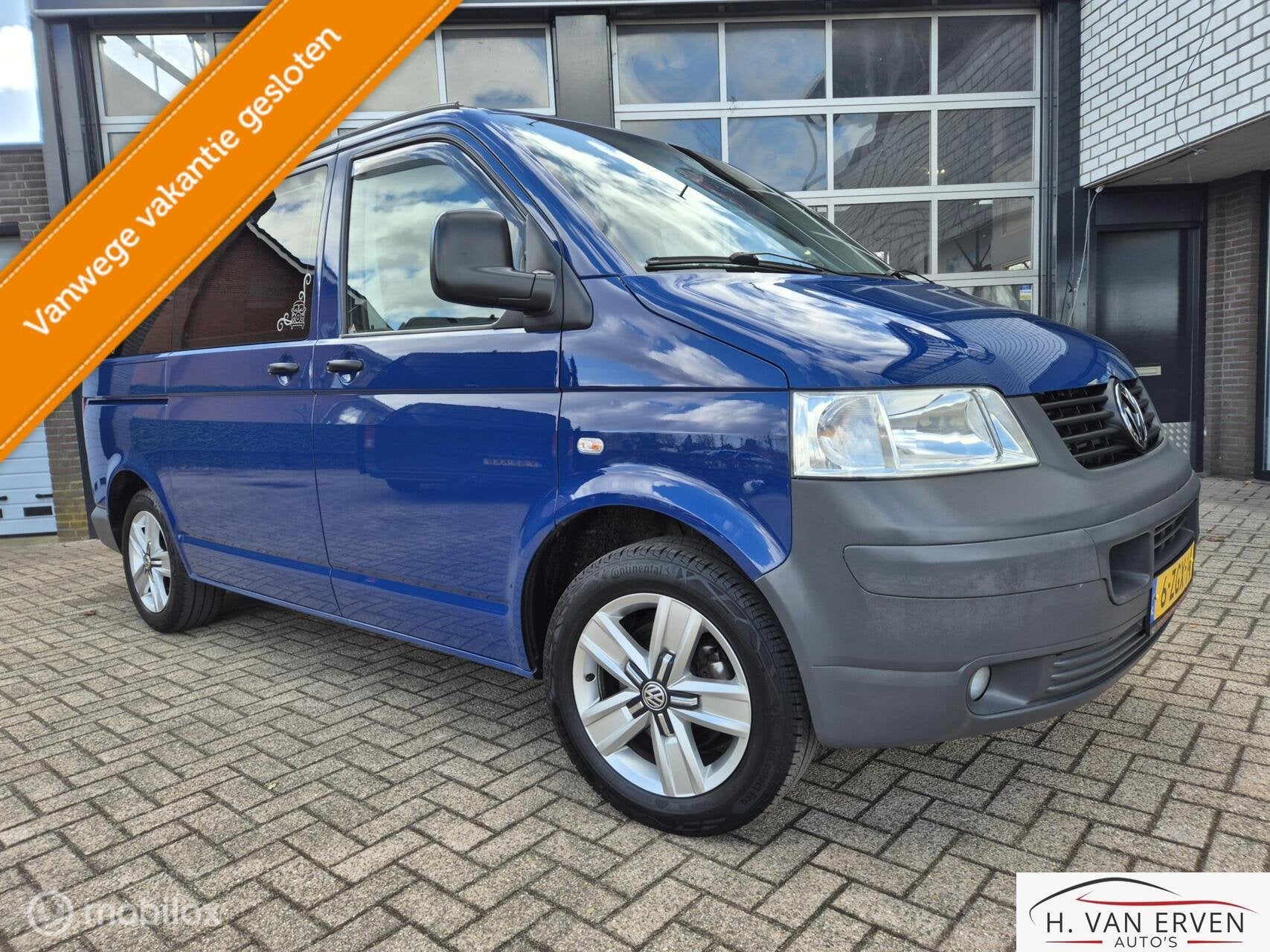 Volkswagen Transporter 1.9 TDI CAMPER NAVI CRUISE AIRCO NAP, Auto's, 4 cilinders, Metallic lak, Origineel Nederlands, Bedrijf