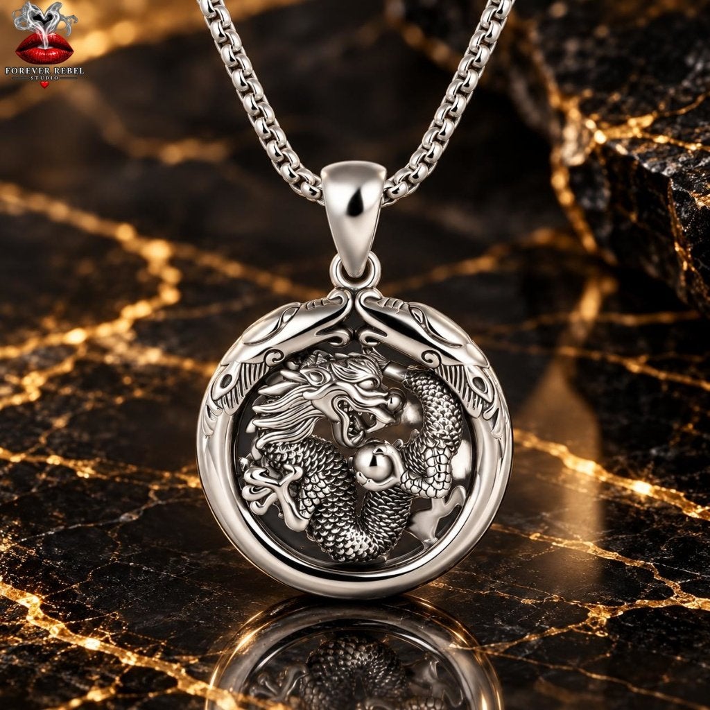 Elysian Coil - Draak - 925 Zilver, Verzenden, Foreverrebelstudio@pm.me, Zilver, Zilver