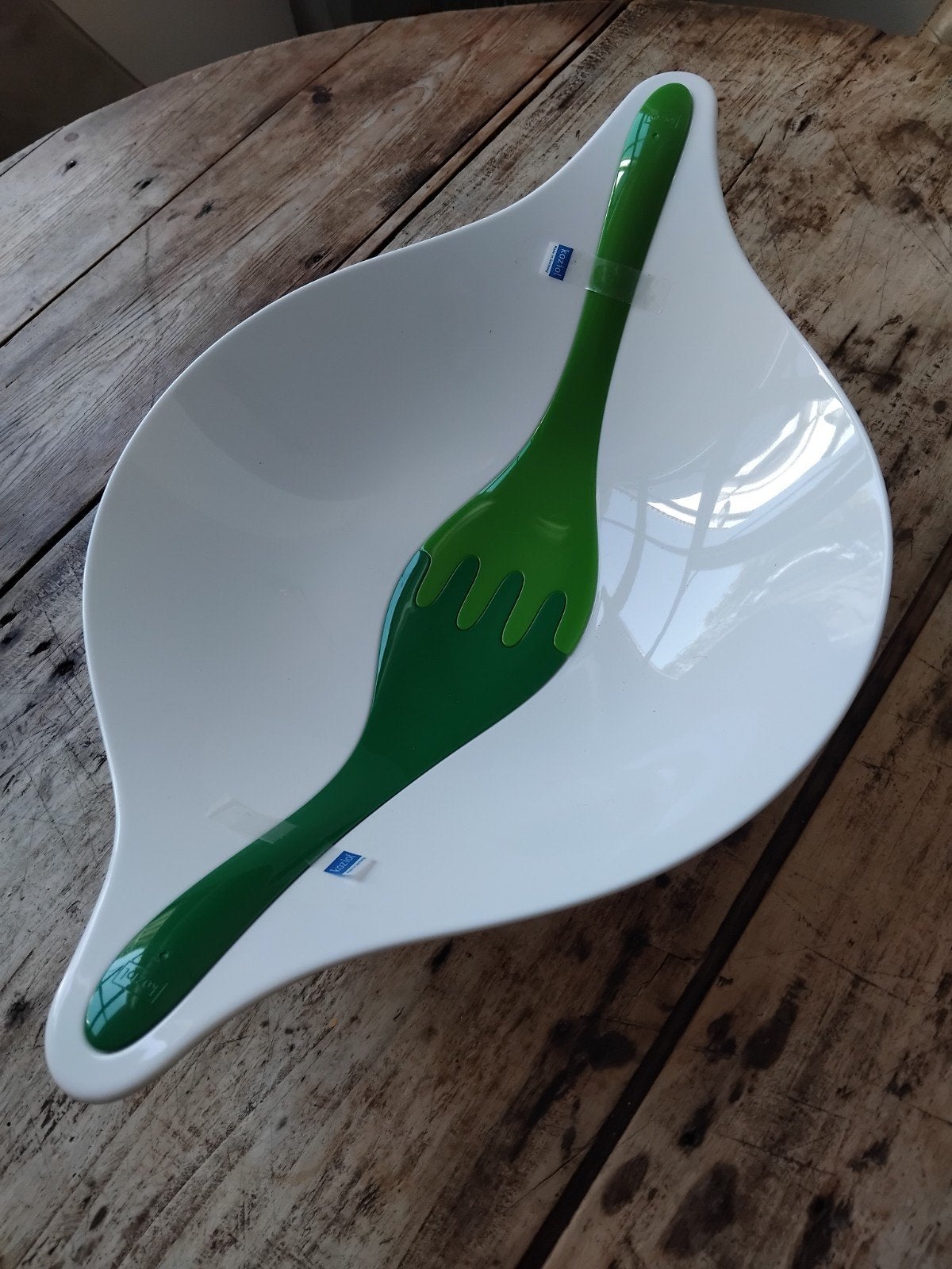 Koziol Saladeschaal Leaf L - Nieuw, Overige typen, Kunststof, Nieuw, Ophalen of Verzenden