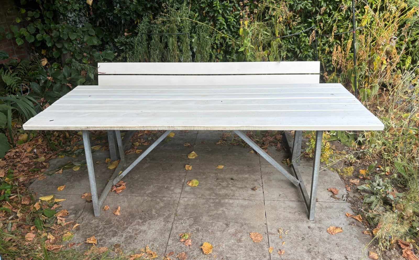 Originele Krämer Borken tuinset – DBGM – jaren 70/80, Ophalen, Kunststof, Gebruikt, 8 zitplaatsen