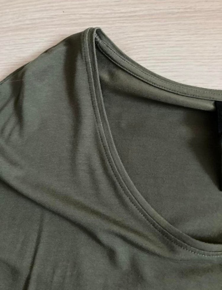 MADELEINE t-shirt mosgroen maat 44 korte mouw, Maat 42/44 (L), Ophalen of Verzenden, Zo goed als nieuw, Korte mouw