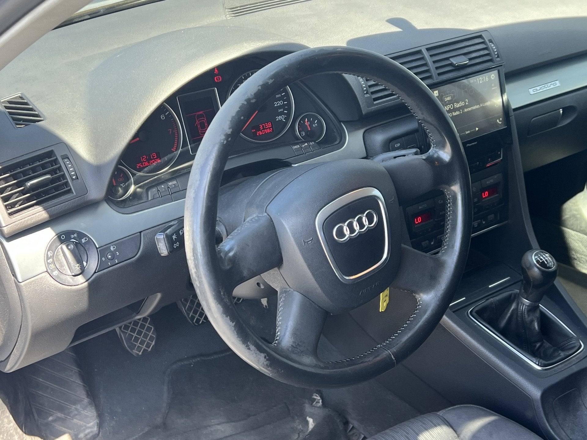 Audi A4 Avant 1.8 Turbo | RIJKLAAR | Quattro | Cruise | Stoe, Auto's, Audi, Voorwielaandrijving, Stof, Gebruikt, Zwart