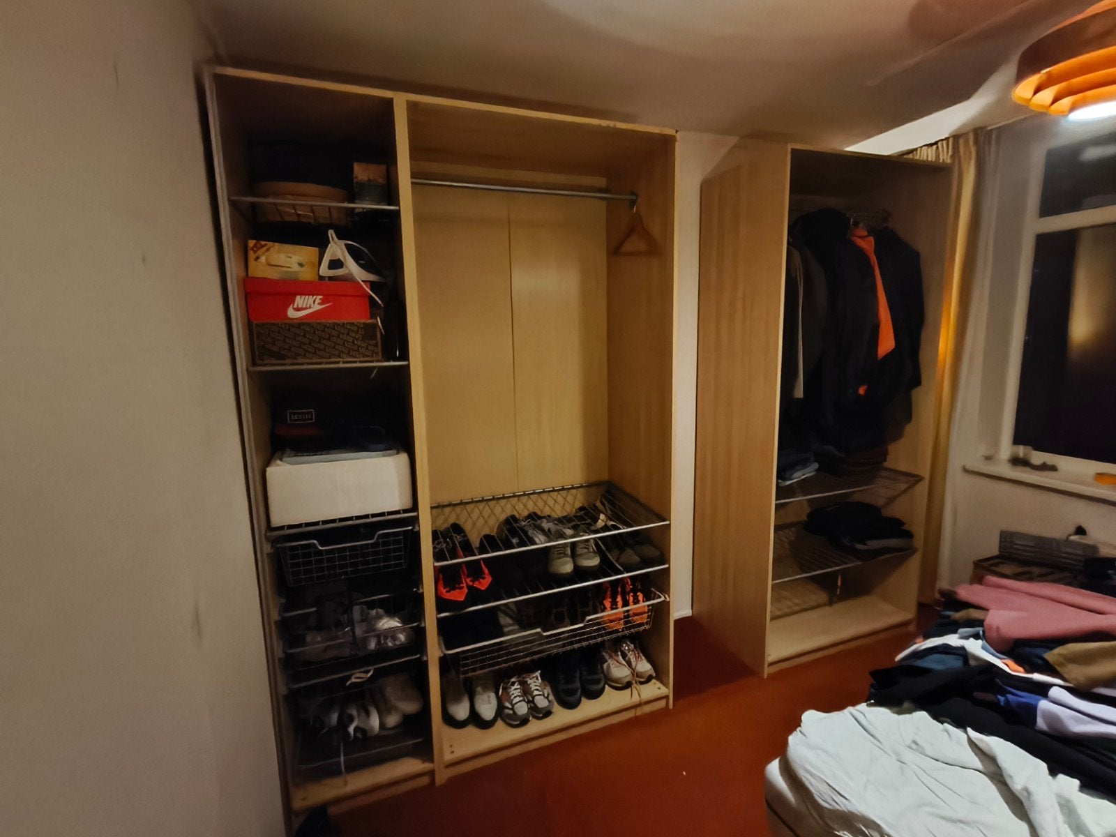 Pax-kast zonder deuren en achterscherm., Ophalen, Gebruikt, 50 tot 75 cm, 200 cm of meer