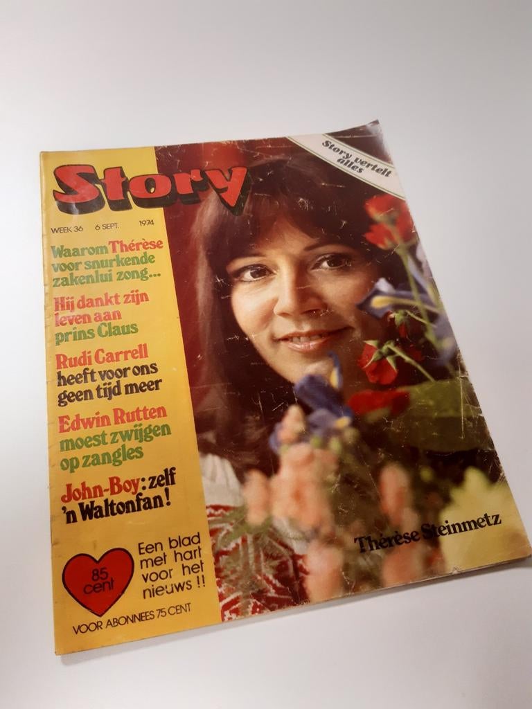 Story 1974. Nr. 36. Therese Steinmetz. Rudi Carrell. Edwin R, Verzamelen, Ophalen of Verzenden, 1980 tot heden, Tijdschrift