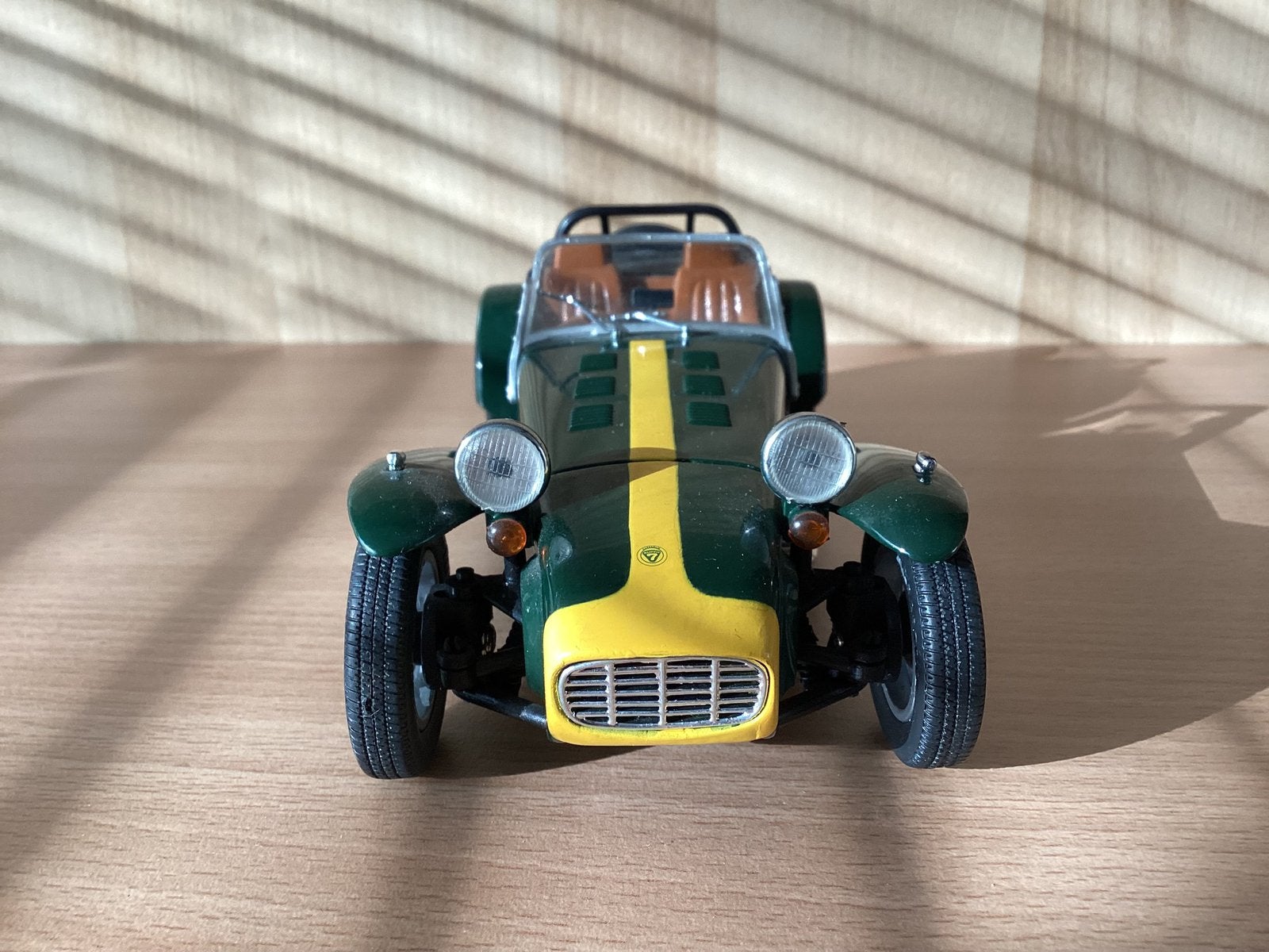 1:18 Anson Caterham Super 7 groen, Ophalen of Verzenden, Zo goed als nieuw, Overige merken