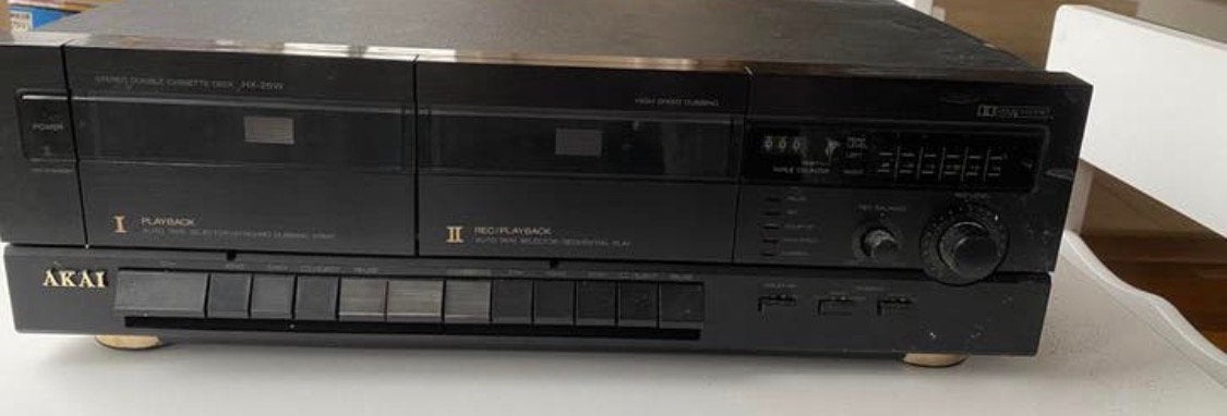 Akai dubbel cassette deck, Ophalen, Akai